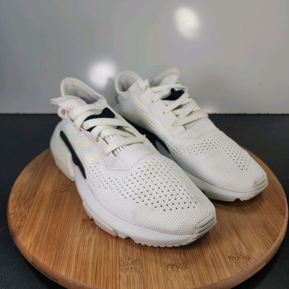 Women's Adidas Pod-S3.1 Sz 8.5 010357 White Knit Running Athletic Sneakers - Picture 2 of 8